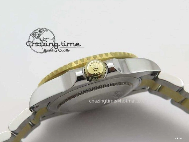 Black A2836 LN YG Submariner SS Bracelet Markers on Dial Diamonds 116613 0418